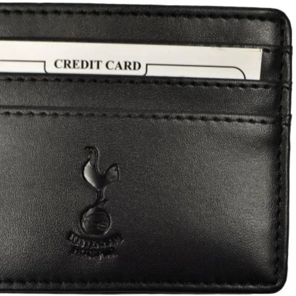 Tottenham Hotspur FC Official Black Credit Card Holder Wallet